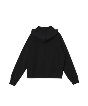 Organic Cotton Open-End Yarn Inlay Zip Parka