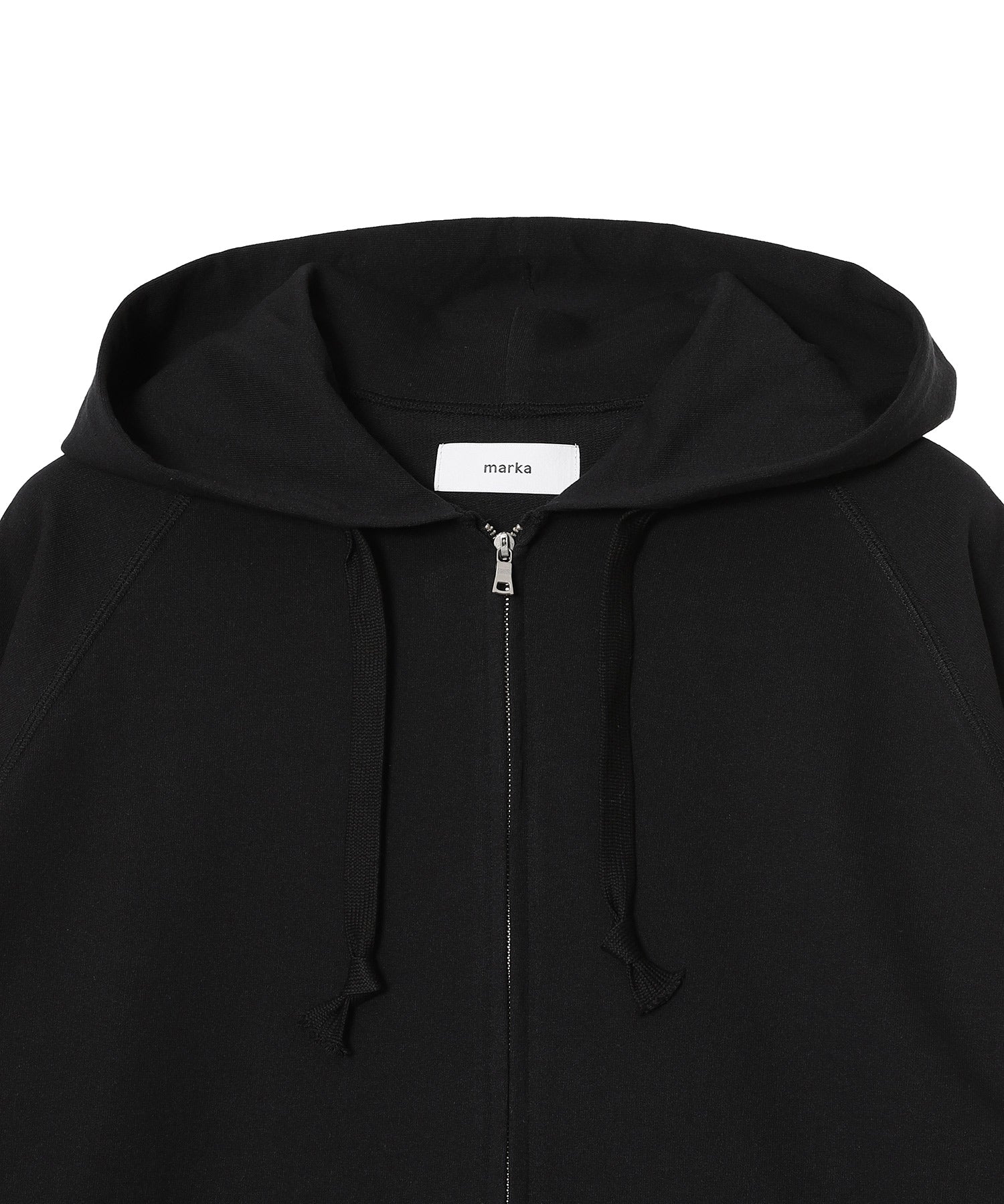 Organic Cotton Open-End Yarn Inlay Zip Parka