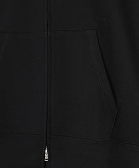 Organic Cotton Open-End Yarn Inlay Zip Parka
