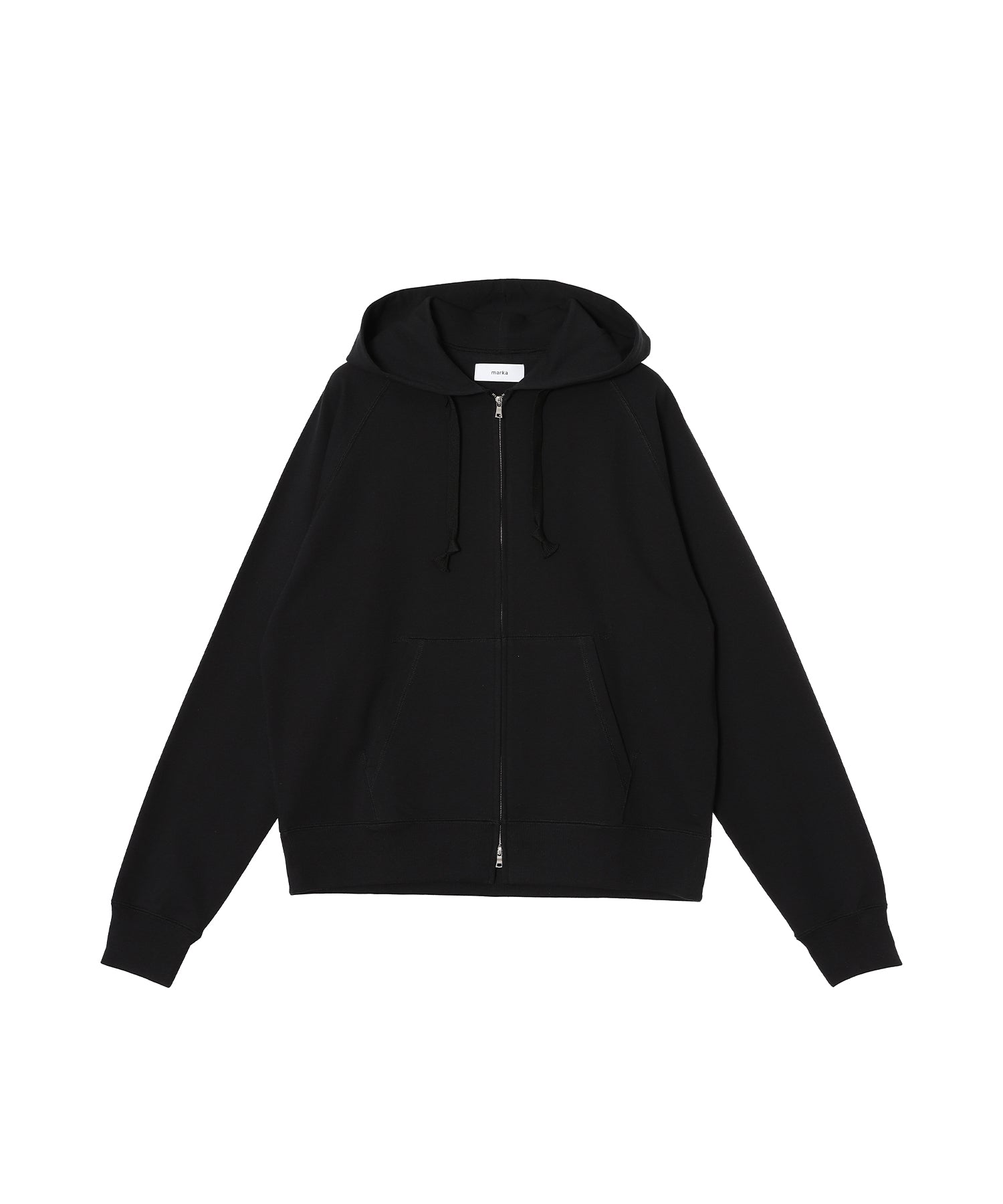 Organic Cotton Open-End Yarn Inlay Zip Parka