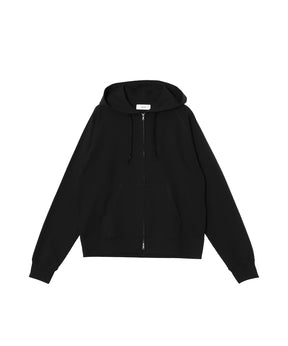 Organic Cotton Open-End Yarn Inlay Zip Parka