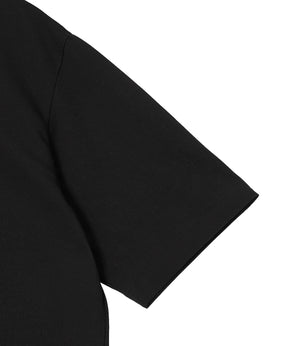 40//1 Organic Cotton High Twisted Pique One Button Tee S/S