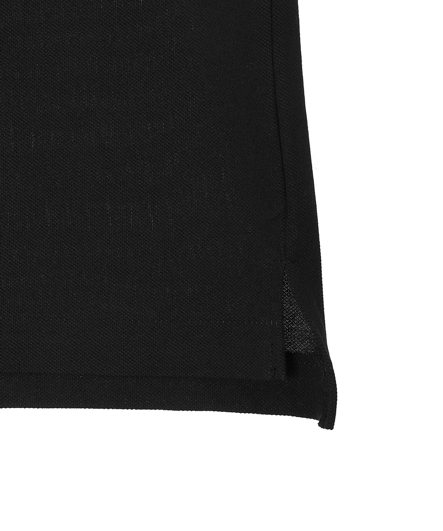 40//1 Organic Cotton High Twisted Pique One Button Tee S/S