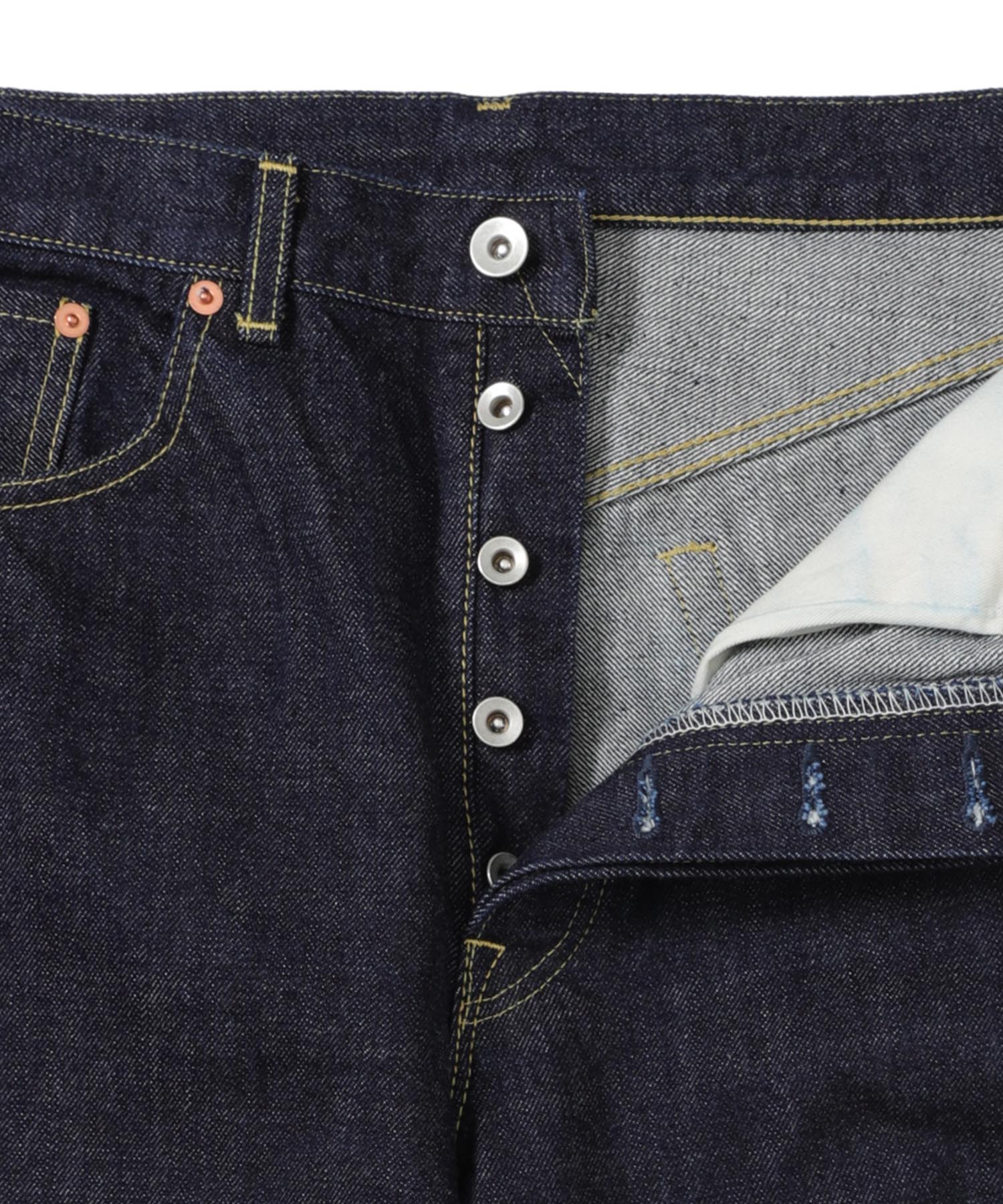 Organic Cotton 13.5oz Selvedge Denim / Cylinder Fit Jeans