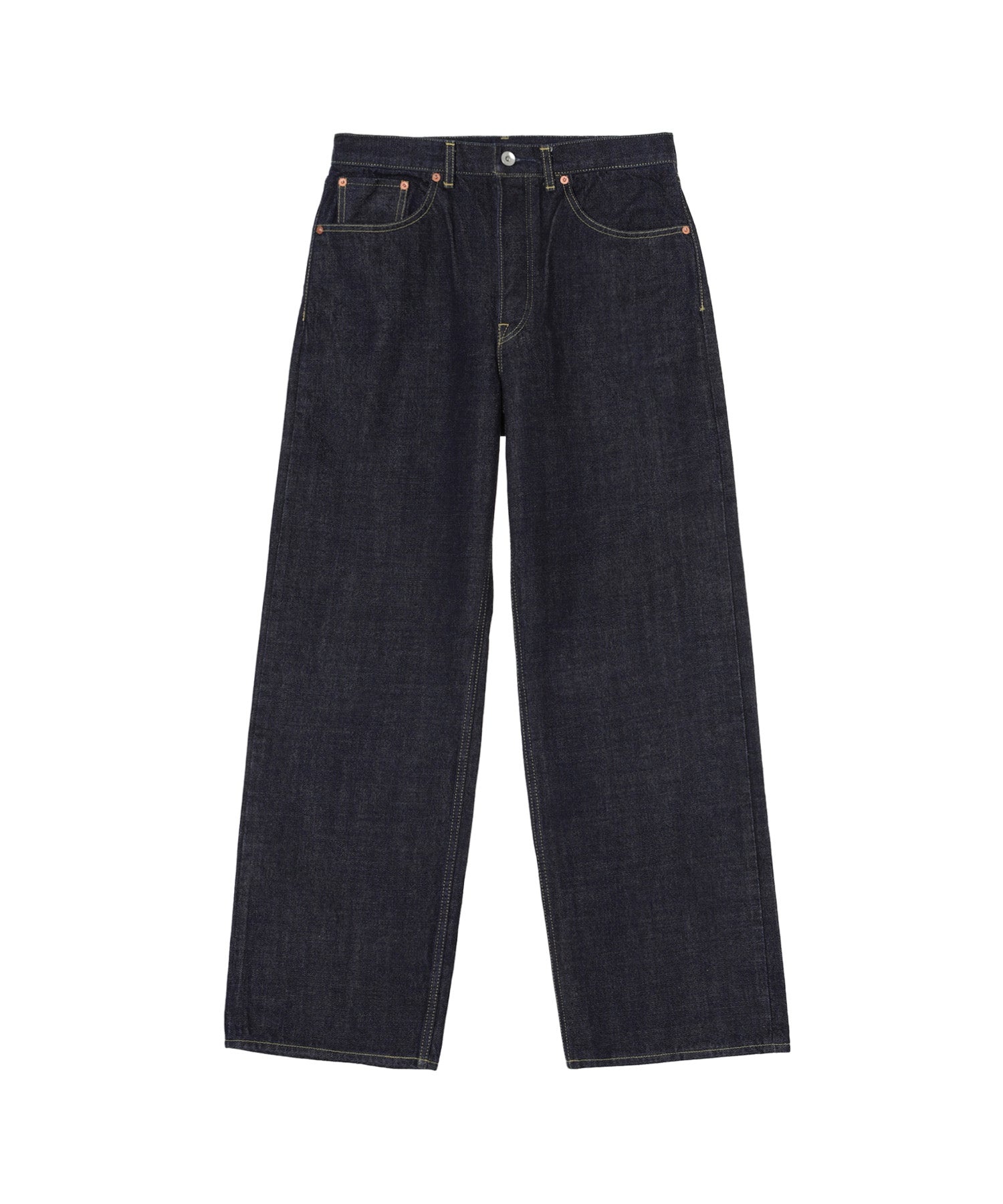 Organic Cotton 13.5oz Selvedge Denim / Cylinder Fit Jeans