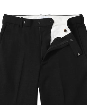 Tumbled Wool Serge / Regular Fit Straight Trousers