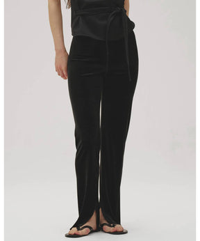 Velour Slit Leggings