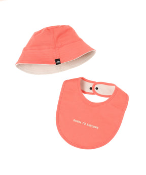 BABY HAT & BIB SET