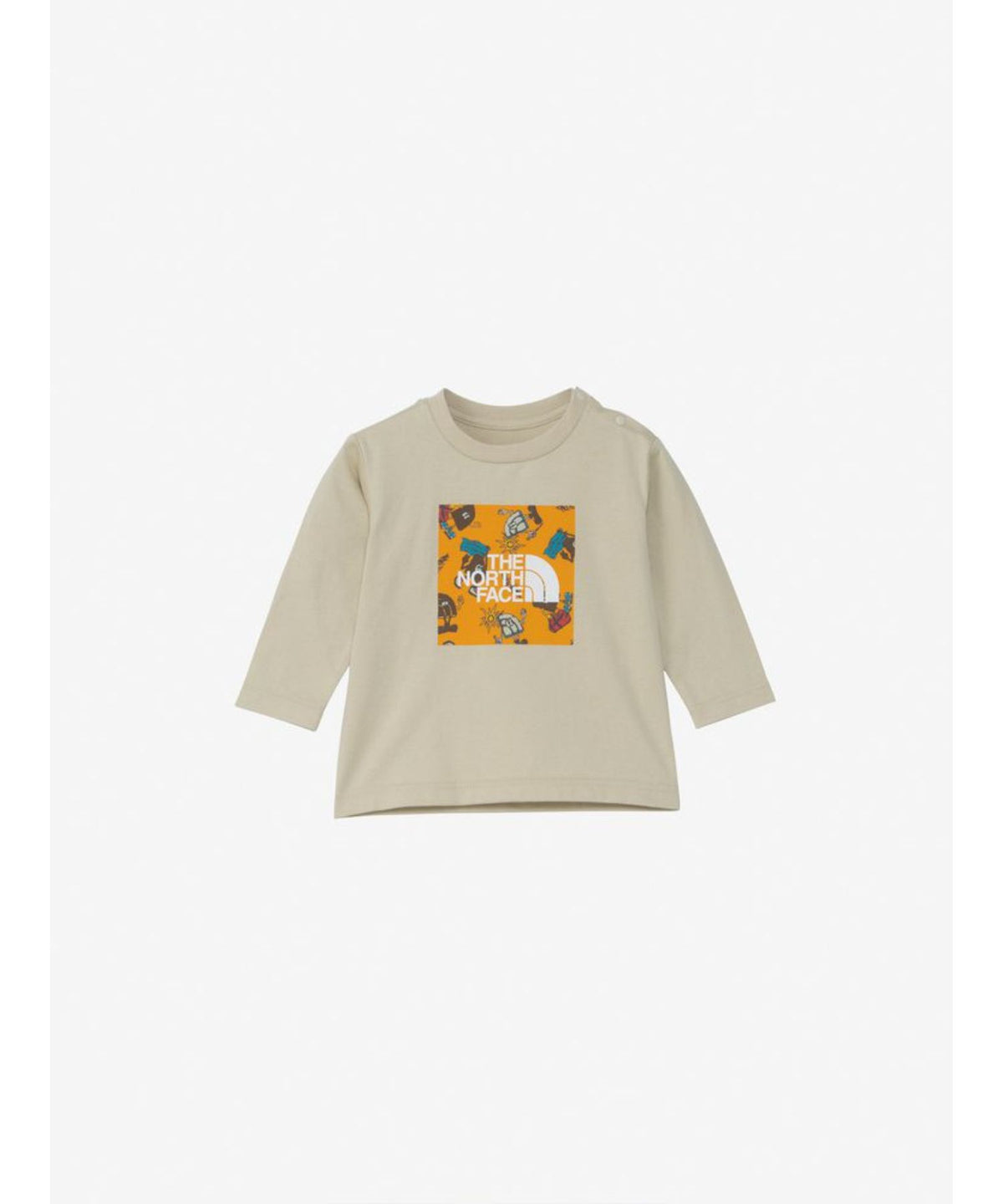 Baby L/S Graphic Square Logo Tee