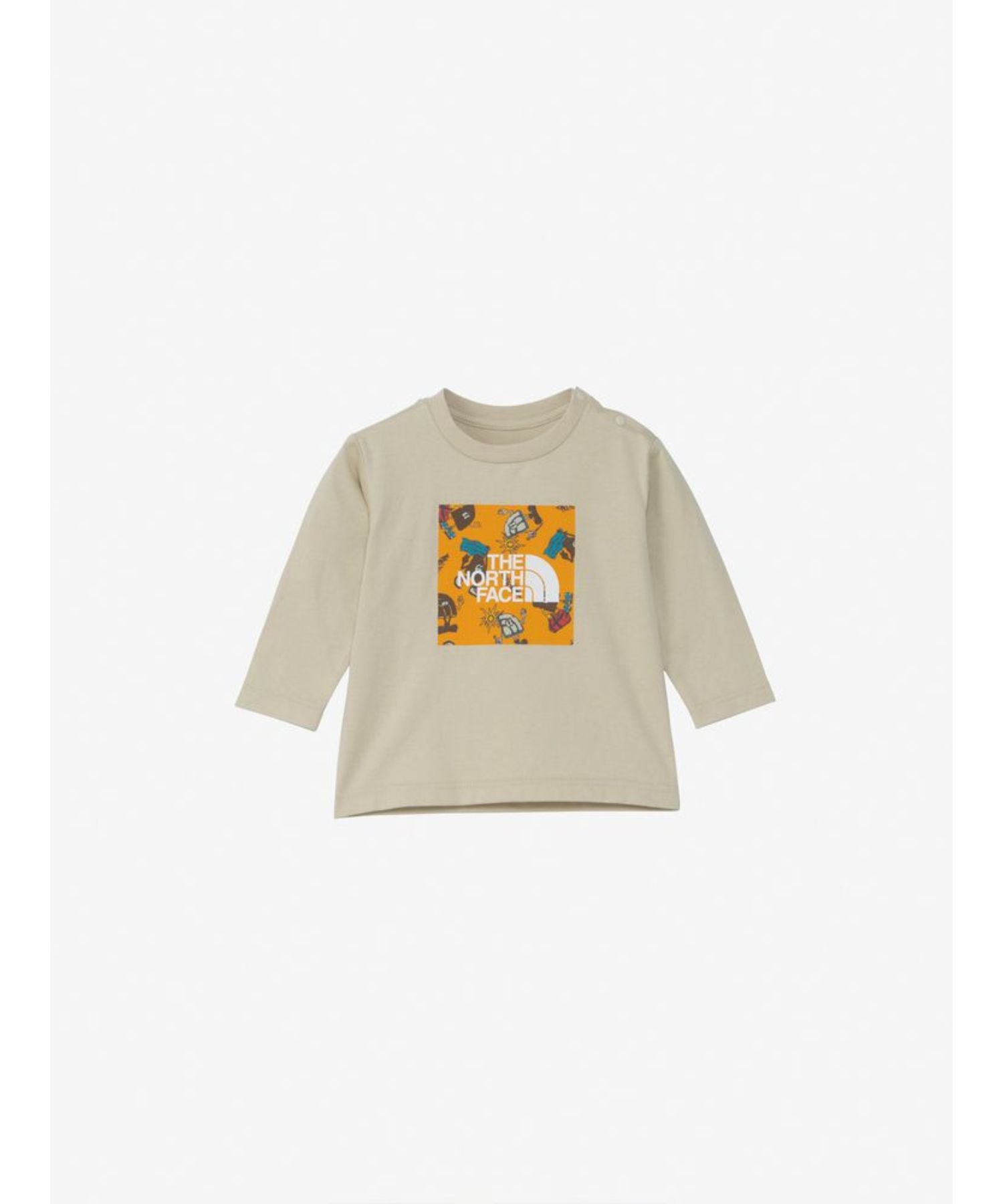 Baby L/S Graphic Square Logo Tee