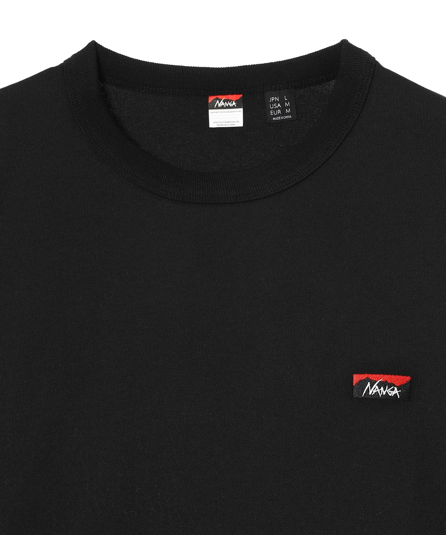 ECO HYBRID BOX LOGO EMBROIDERY L/S TEE(UNISEX)