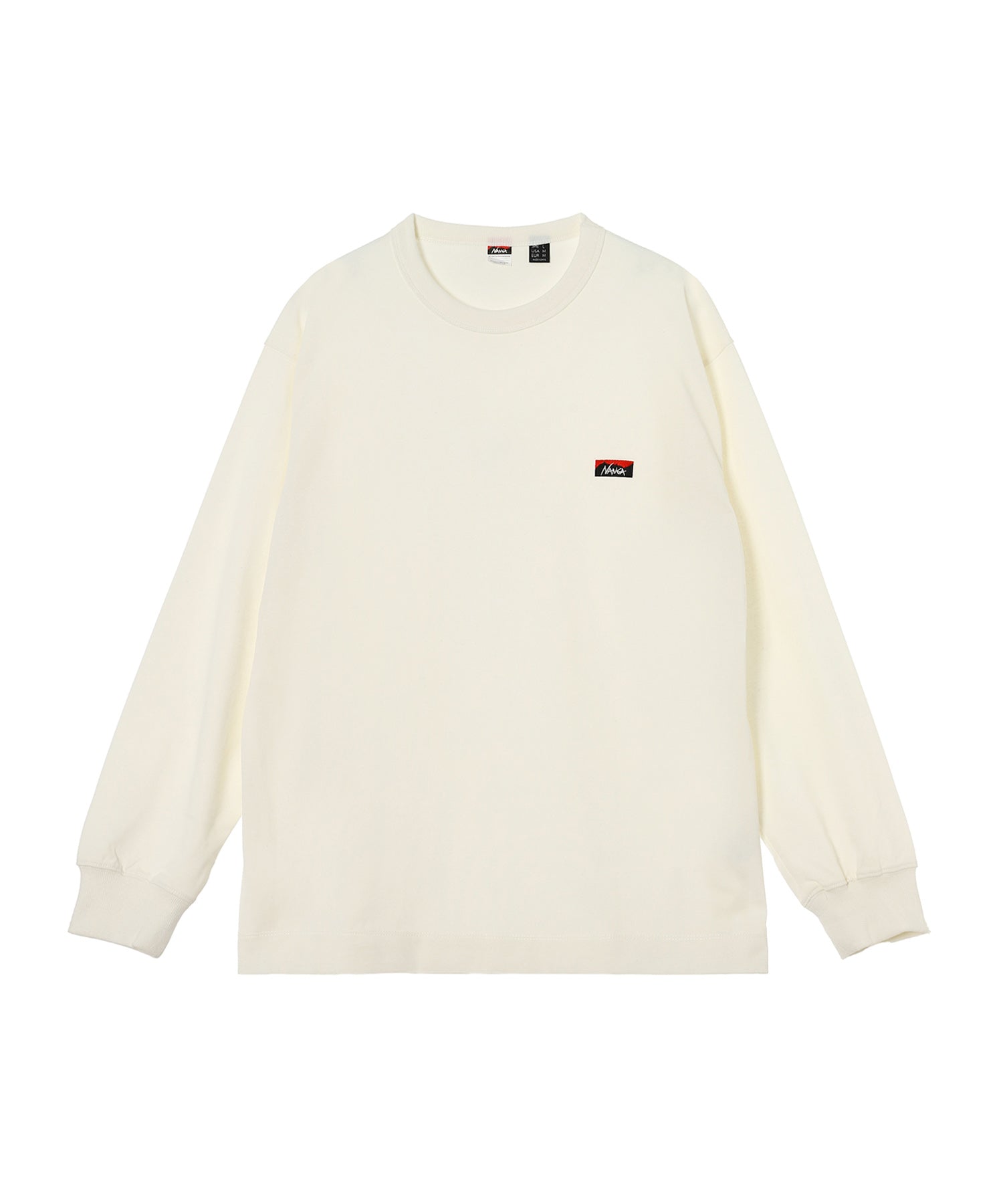 ECO HYBRID BOX LOGO EMBROIDERY L/S TEE(UNISEX)