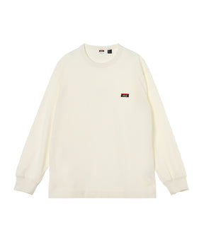 ECO HYBRID BOX LOGO EMBROIDERY L/S TEE(UNISEX)