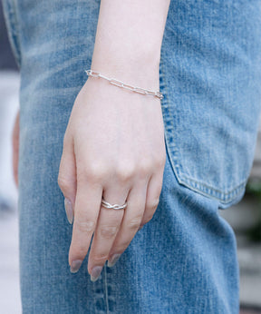 SILVER925 RIPPLE RING SV