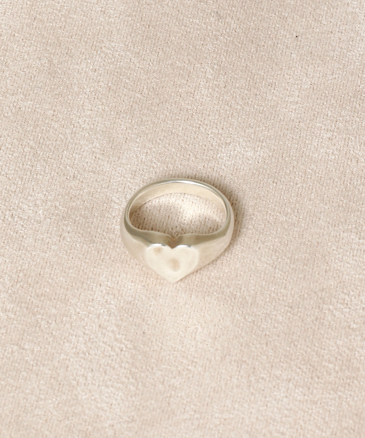 ハートシグネットリング SV