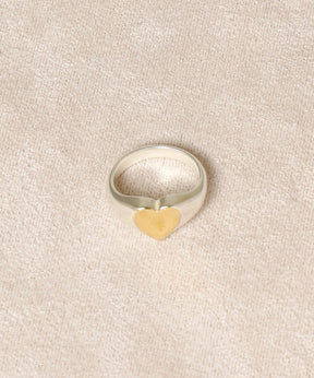 ハートシグネットリング MIX (7号)