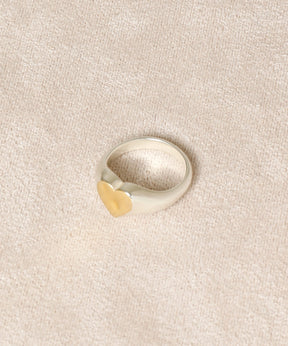 ハートシグネットリング MIX (7号)