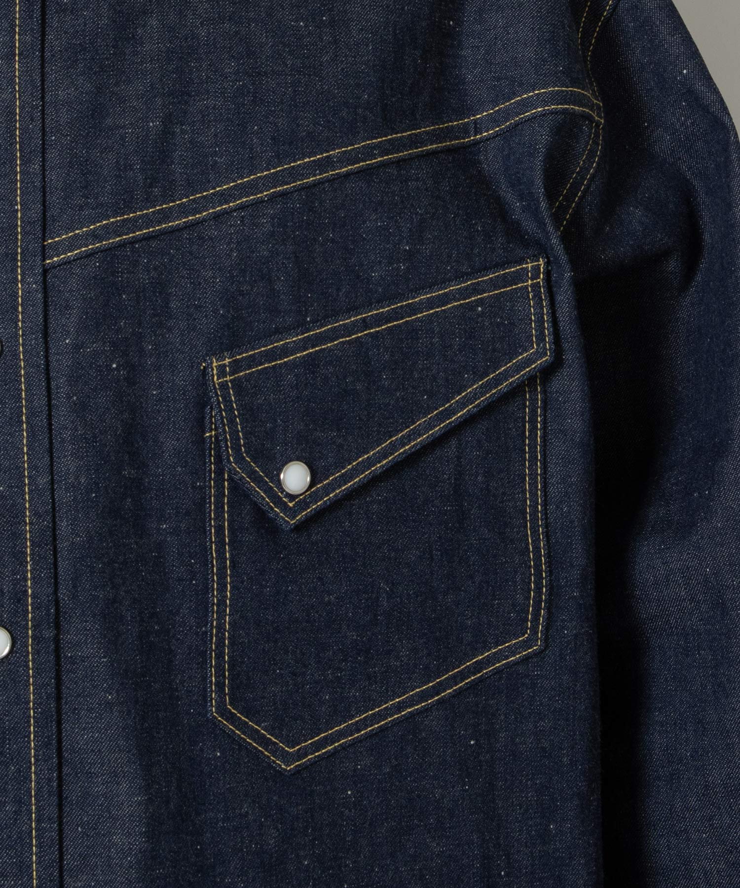 BBJ_DENIM SHIRT/REGID/BLUE