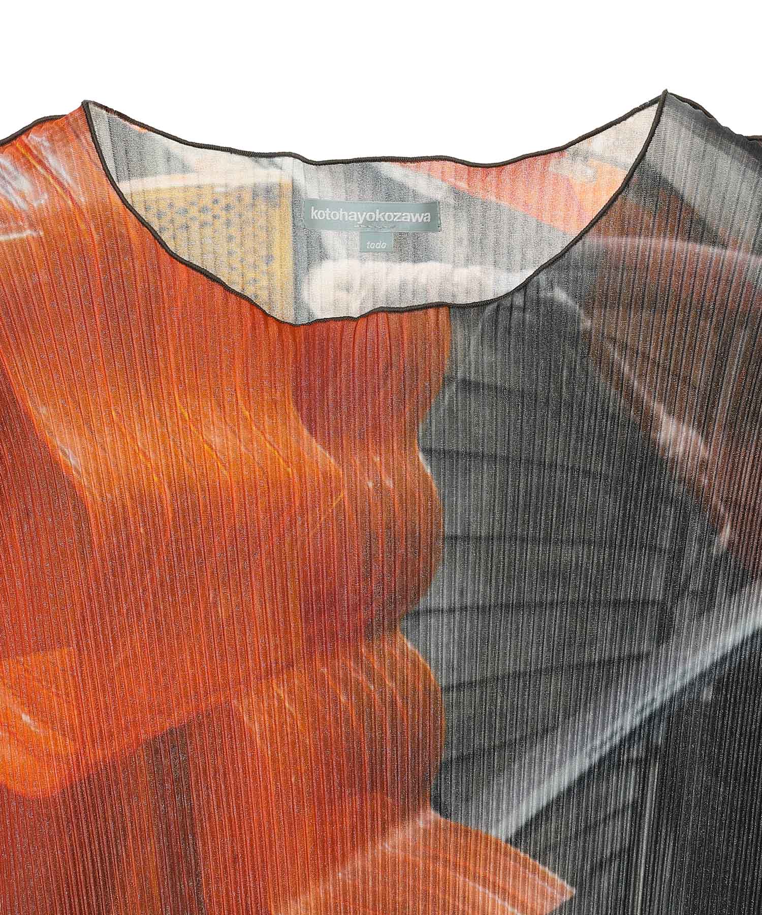 SHEER GRAPHIC DRESS *SLEEVELES