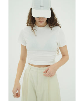SHIRRED HEM COMPACT TOPS