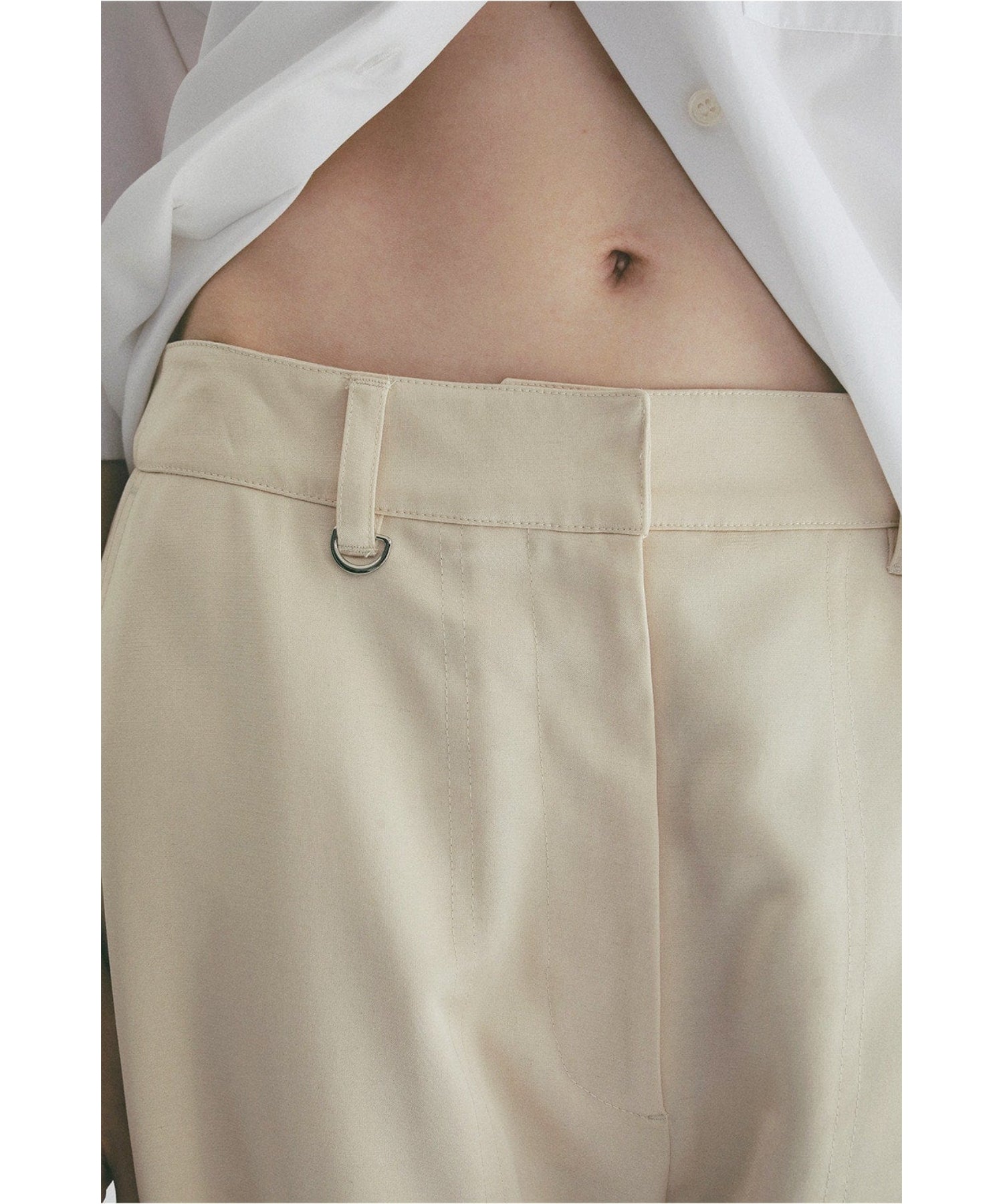 2WAY ADJUST SATIN HALF PANTS