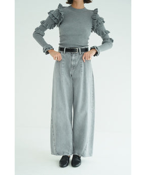 COCOON BULKY DENIM PANTS