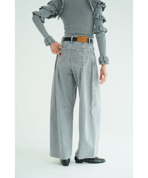 COCOON BULKY DENIM PANTS