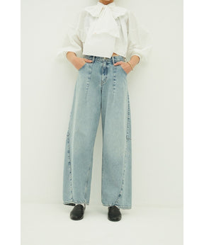 COCOON BULKY DENIM PANTS