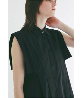 PANELL PLEAT SQUARE SLEEVE SHIRTS