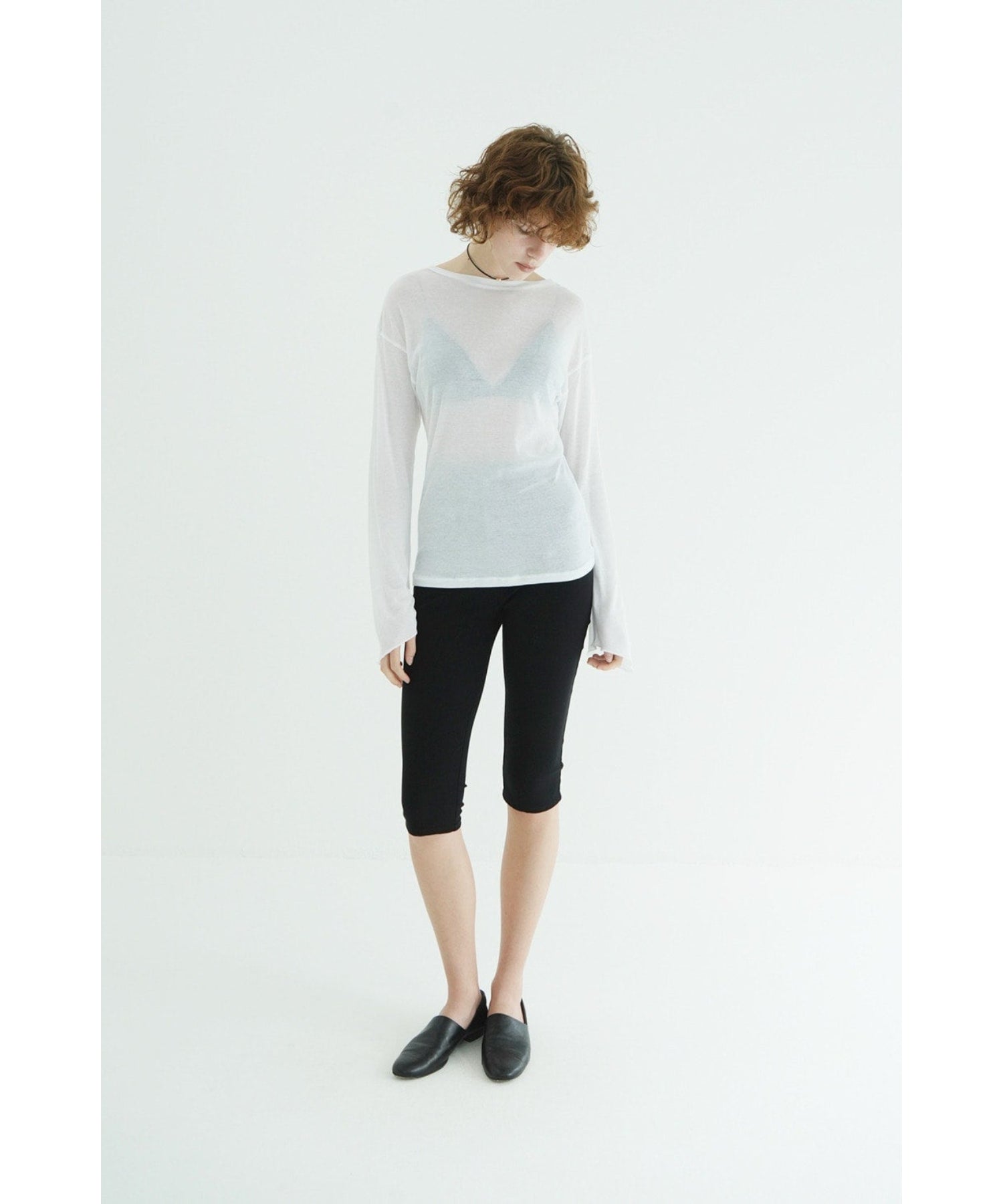 SHEER LOOSE CUT TOPS