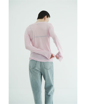 SHEER LOOSE CUT TOPS