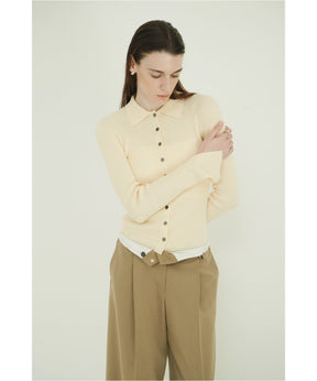 COMPACT RIB KNIT SHIRTS