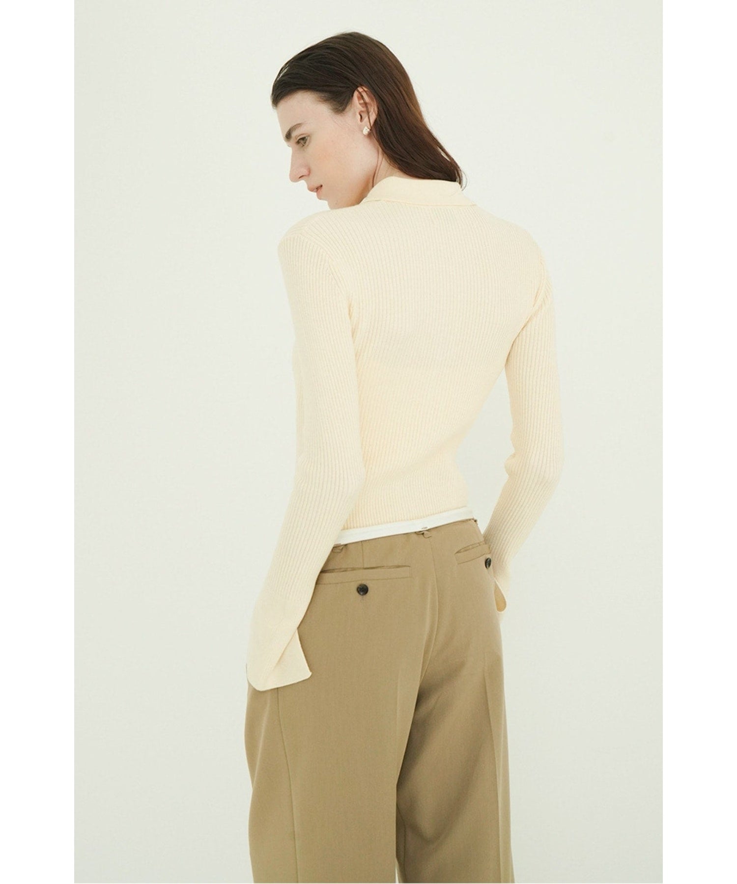 COMPACT RIB KNIT SHIRTS