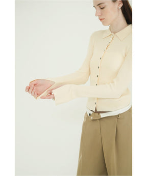 COMPACT RIB KNIT SHIRTS