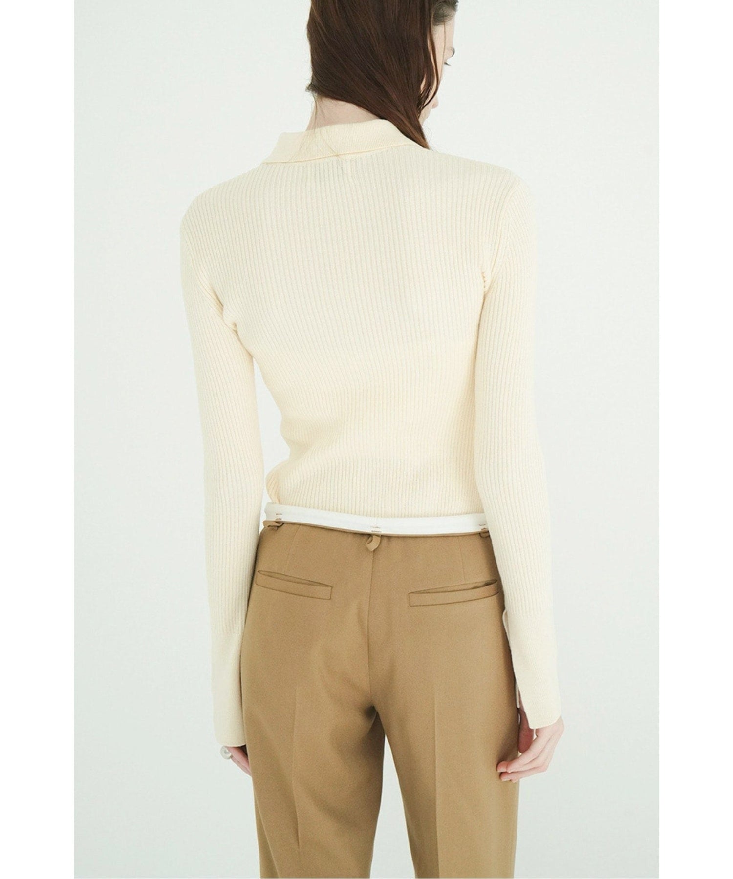COMPACT RIB KNIT SHIRTS