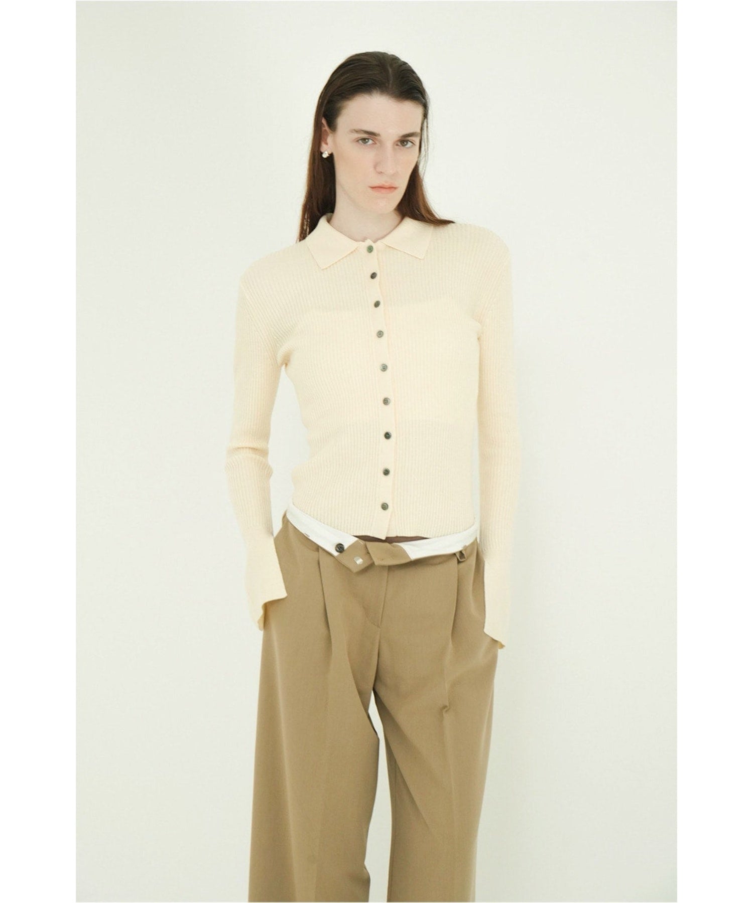 COMPACT RIB KNIT SHIRTS