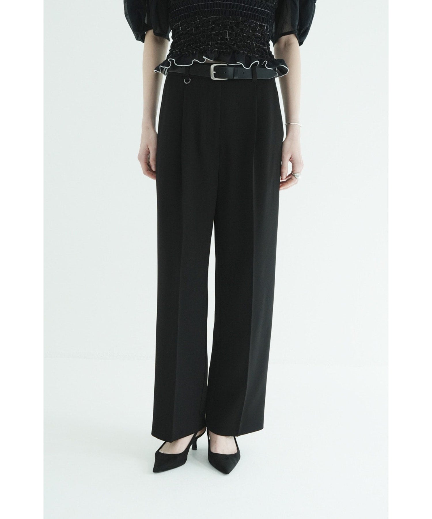 2WAY TUCK STRAIGHT PANTS