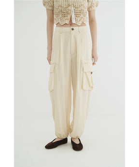 LOW WAIST POCKET CARGO PANTS