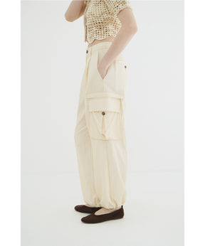 LOW WAIST POCKET CARGO PANTS