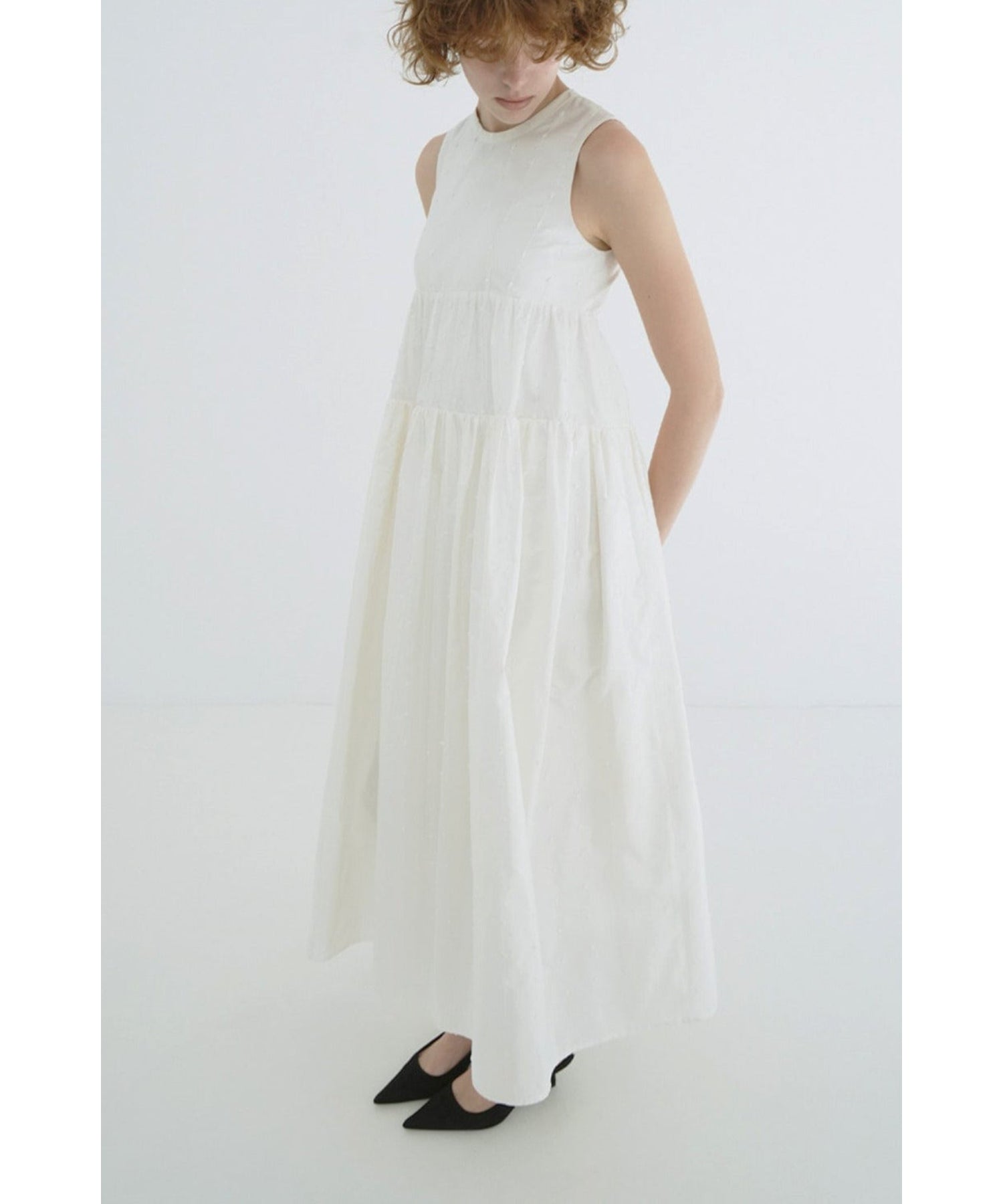 DOT TIERED VOLUME ONEPIECE