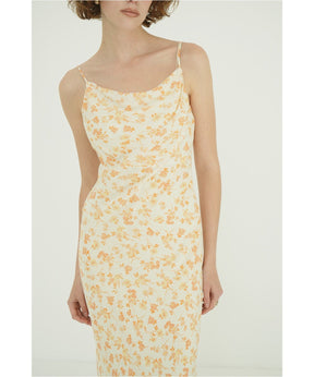 MABEL FLOWER DRAPE CAMI ONEPIECE
