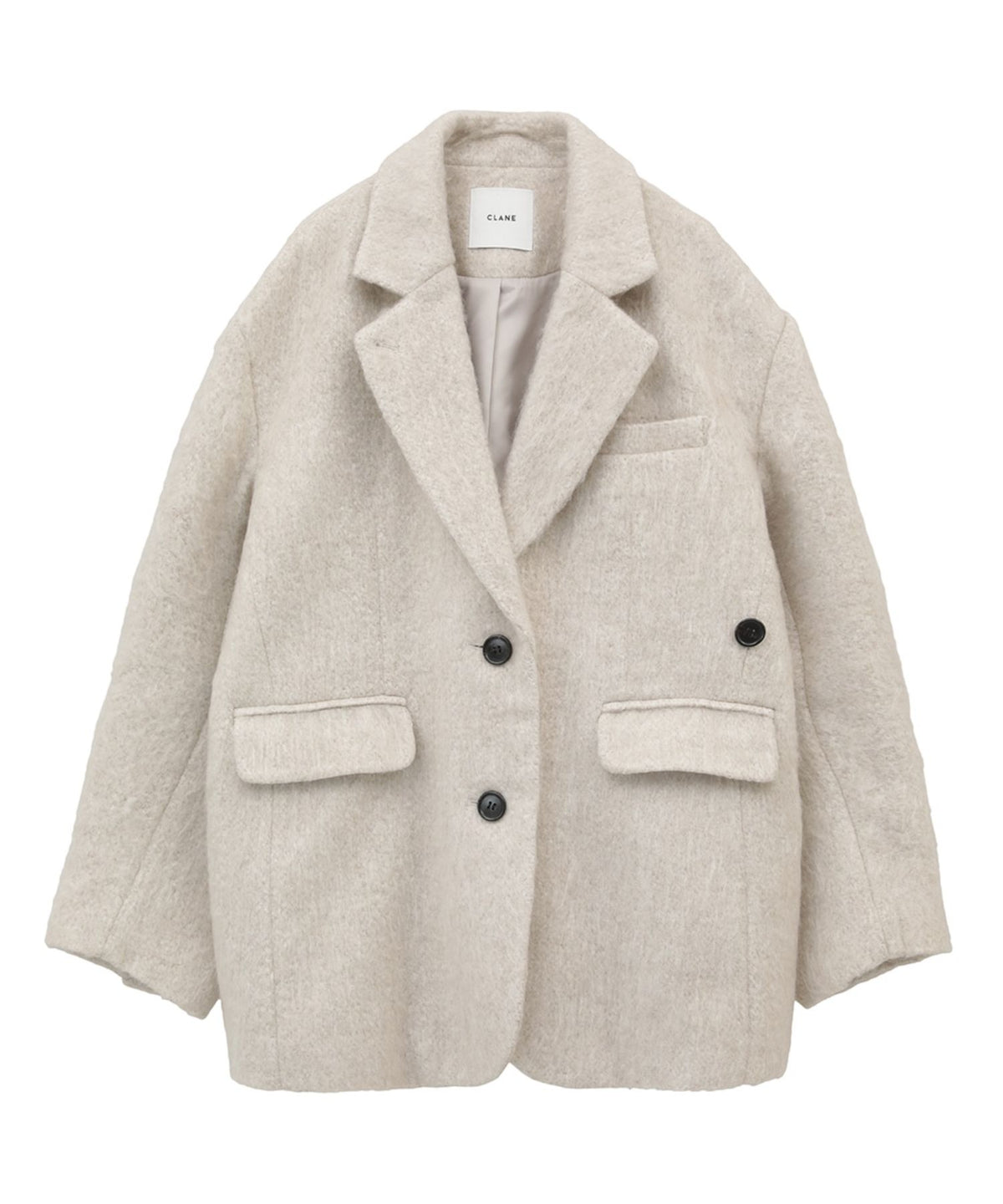 Mix Shaggy Over Tailored Jacket