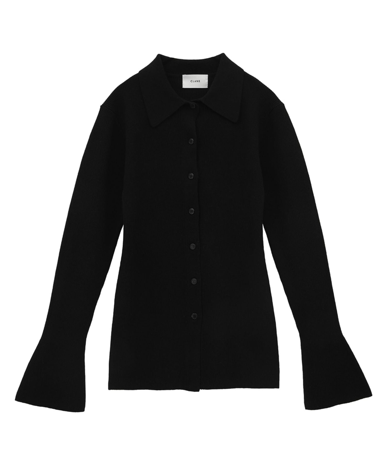 完売品【CLANE】COLLAR RIB CARDIGAN 新品未使用 サイズ1-