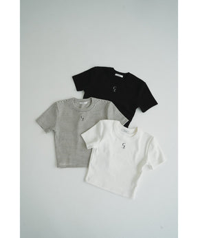 LOGO CROPPED TIGHT TEE