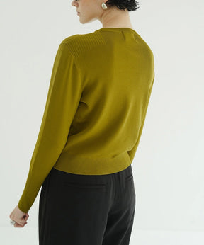 Basic Compact Knit Tops