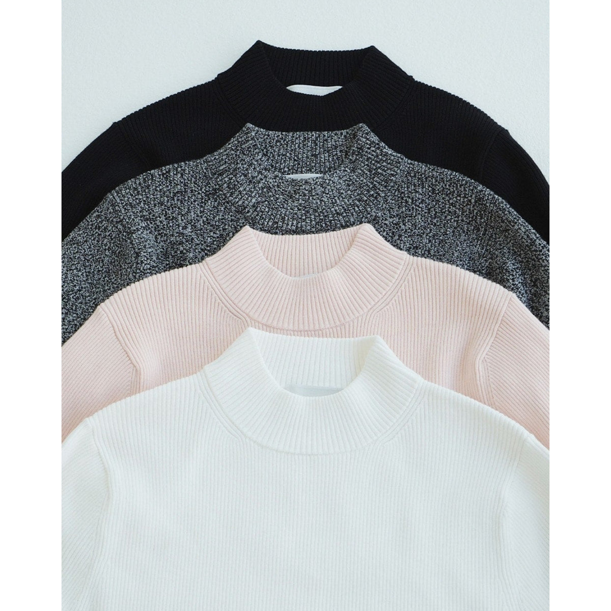 H/N RIB KNIT TOPS - CLANE (クラネ) - tops (トップス) | FIGURE