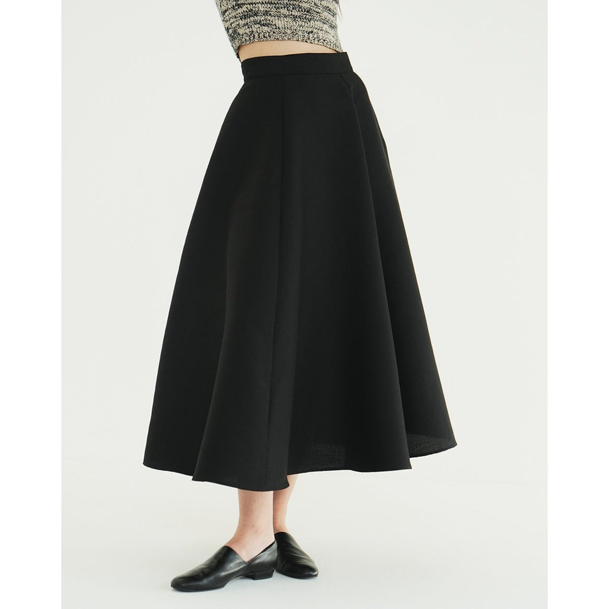 VOLUME FLARE SKIRT - CLANE (クラネ) - bottom (ボトムス) | FIGURE