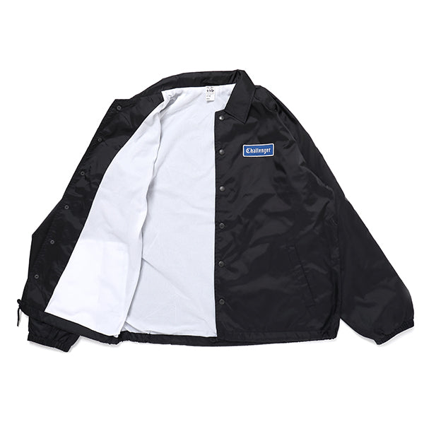 CHALLENGER/LOGO COACH JACKET（BLACK）-