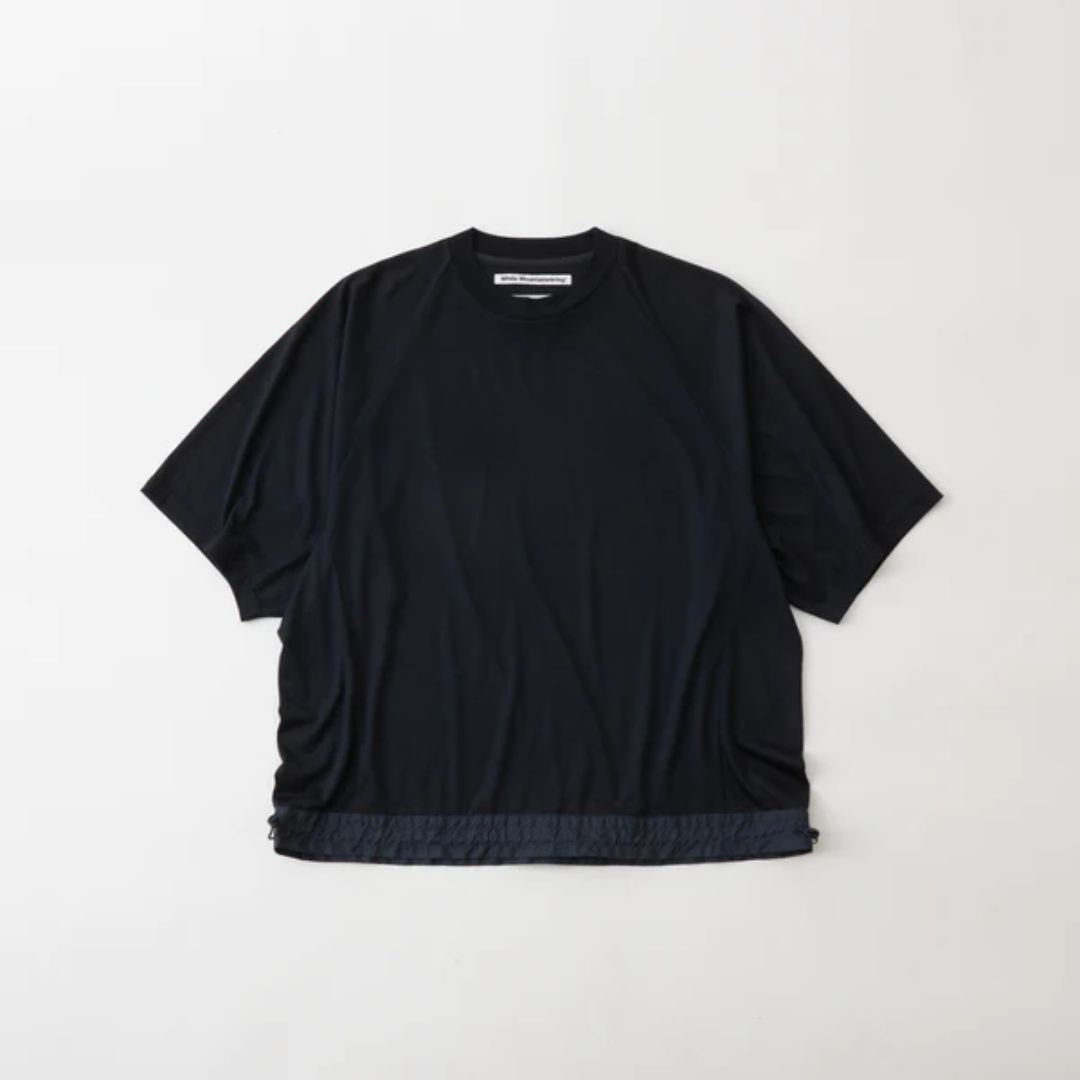 OVERSIZED T-SHIRT WITH SHIRRING - White Mountaineering 