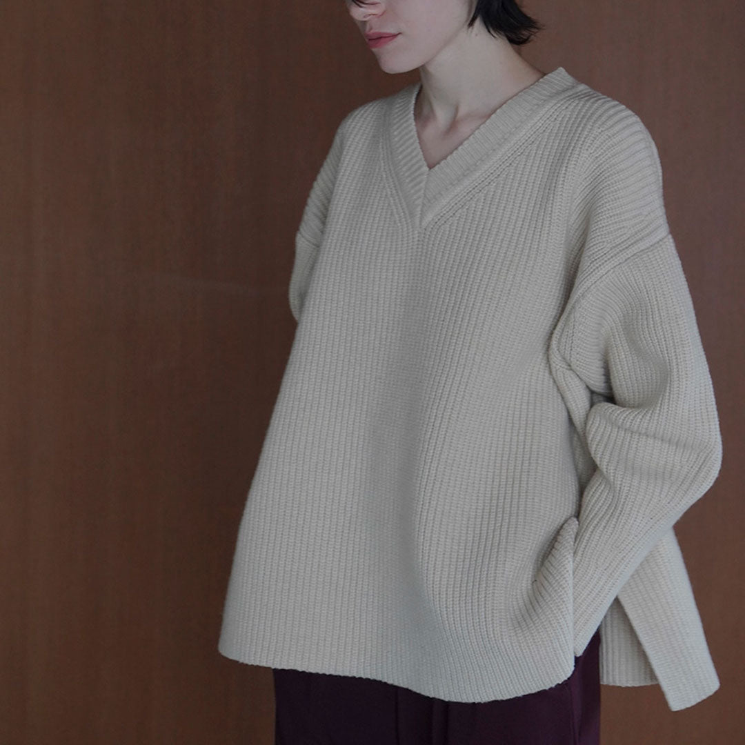 2WAY NECK WARMER KNIT TOPS - CLANE (クラネ) - tops (トップス
